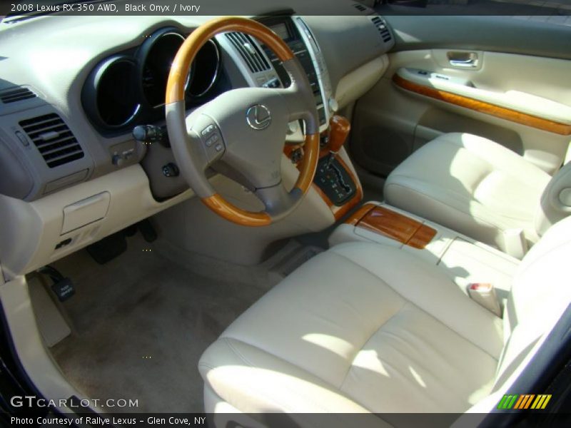 Black Onyx / Ivory 2008 Lexus RX 350 AWD