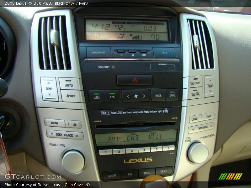 Black Onyx / Ivory 2008 Lexus RX 350 AWD