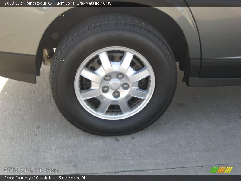 Light Spiral Gray Metallic / Gray 2003 Buick Rendezvous CX