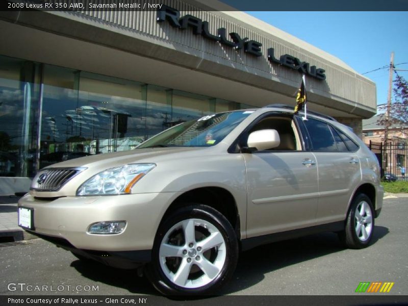 Savannah Metallic / Ivory 2008 Lexus RX 350 AWD