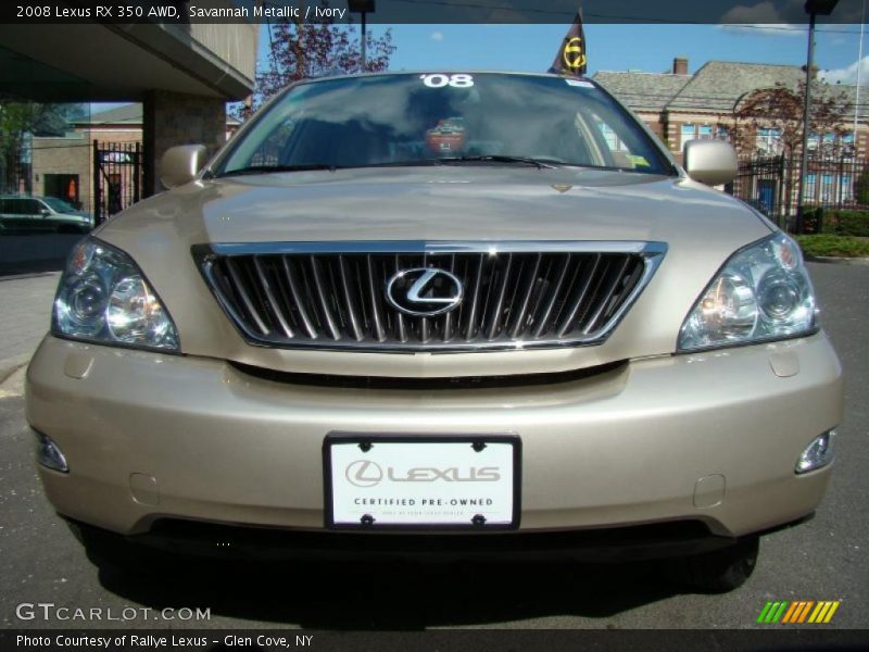 Savannah Metallic / Ivory 2008 Lexus RX 350 AWD