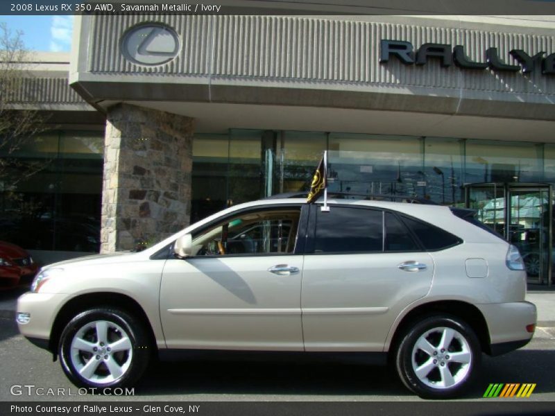 Savannah Metallic / Ivory 2008 Lexus RX 350 AWD