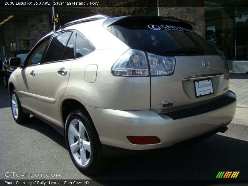 Savannah Metallic / Ivory 2008 Lexus RX 350 AWD