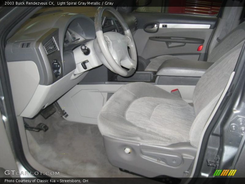Light Spiral Gray Metallic / Gray 2003 Buick Rendezvous CX