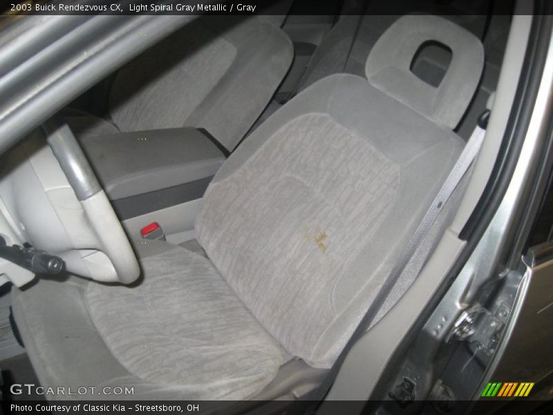 Light Spiral Gray Metallic / Gray 2003 Buick Rendezvous CX