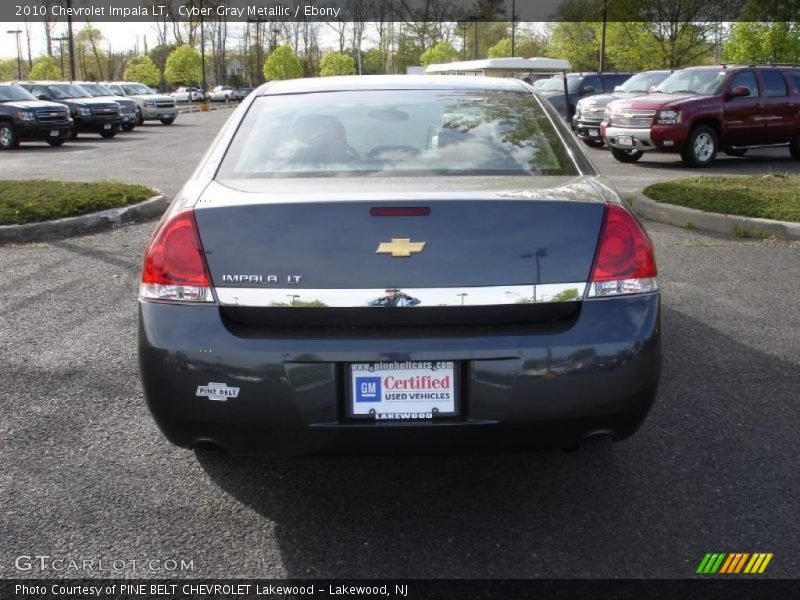 Cyber Gray Metallic / Ebony 2010 Chevrolet Impala LT