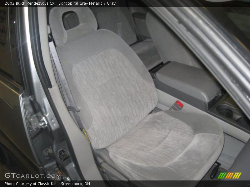 Light Spiral Gray Metallic / Gray 2003 Buick Rendezvous CX