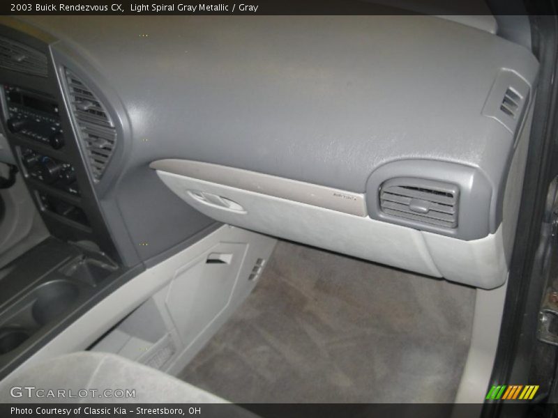 Light Spiral Gray Metallic / Gray 2003 Buick Rendezvous CX
