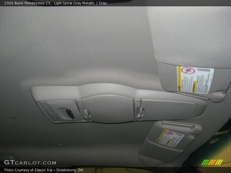 Light Spiral Gray Metallic / Gray 2003 Buick Rendezvous CX