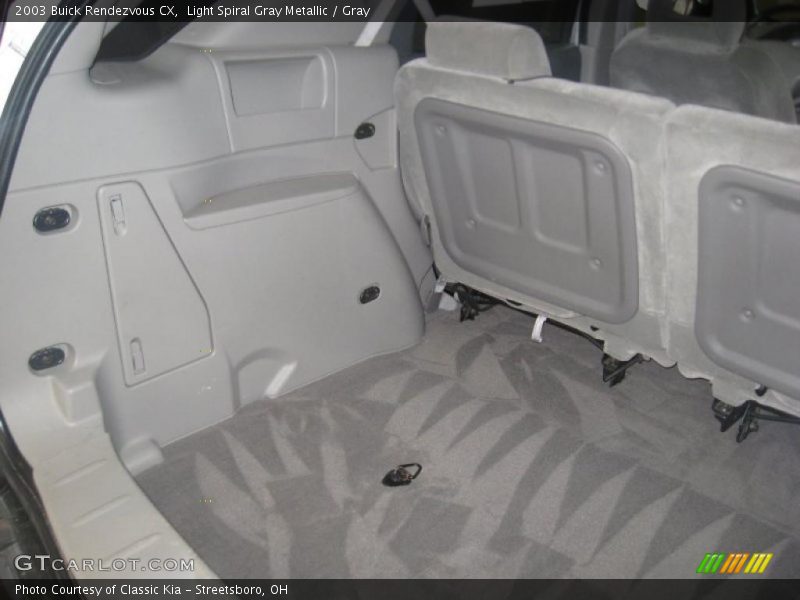 Light Spiral Gray Metallic / Gray 2003 Buick Rendezvous CX