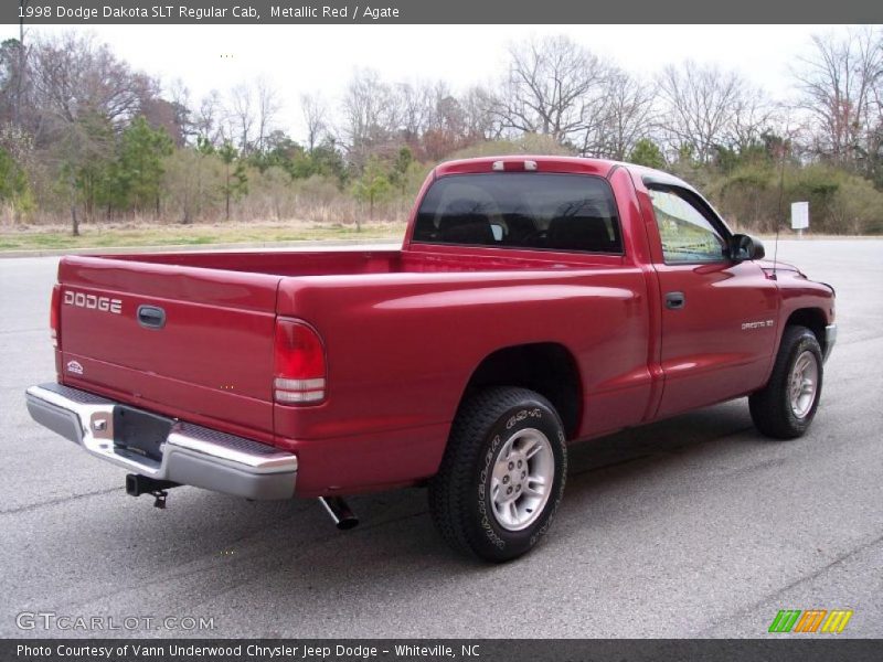 Metallic Red / Agate 1998 Dodge Dakota SLT Regular Cab