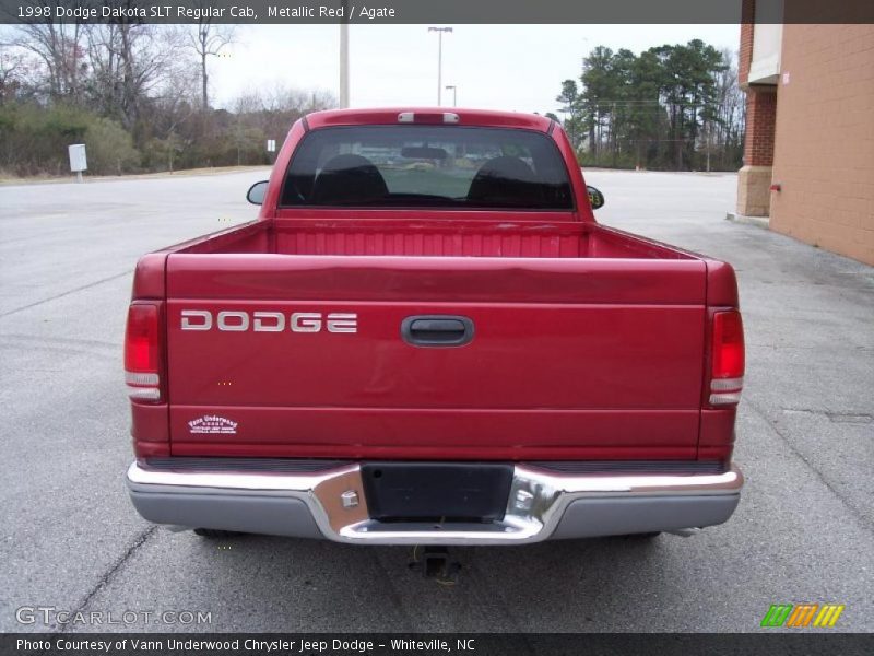 Metallic Red / Agate 1998 Dodge Dakota SLT Regular Cab