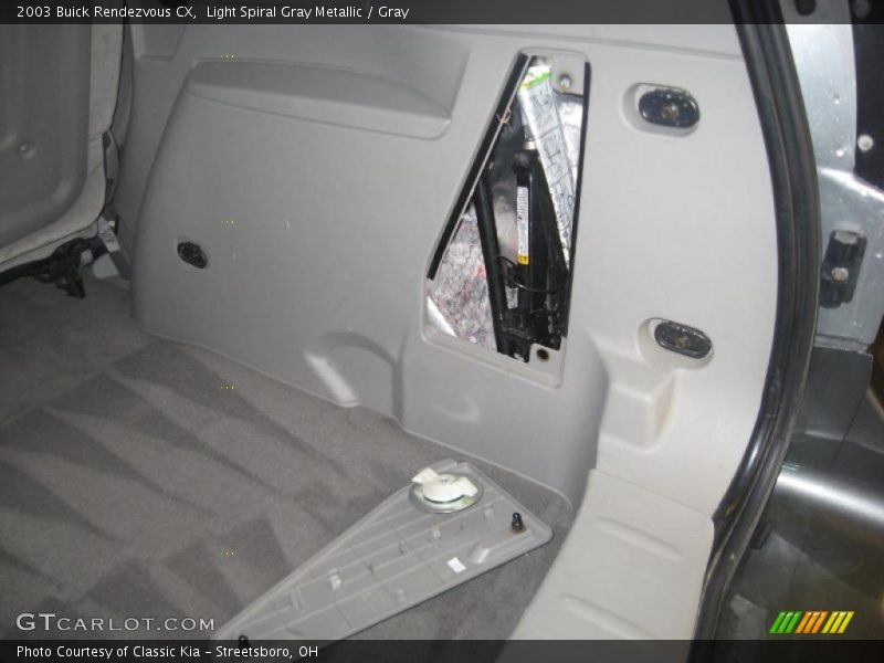Light Spiral Gray Metallic / Gray 2003 Buick Rendezvous CX