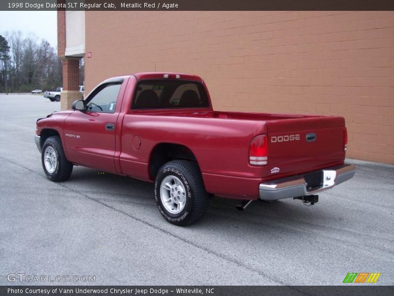 Metallic Red / Agate 1998 Dodge Dakota SLT Regular Cab