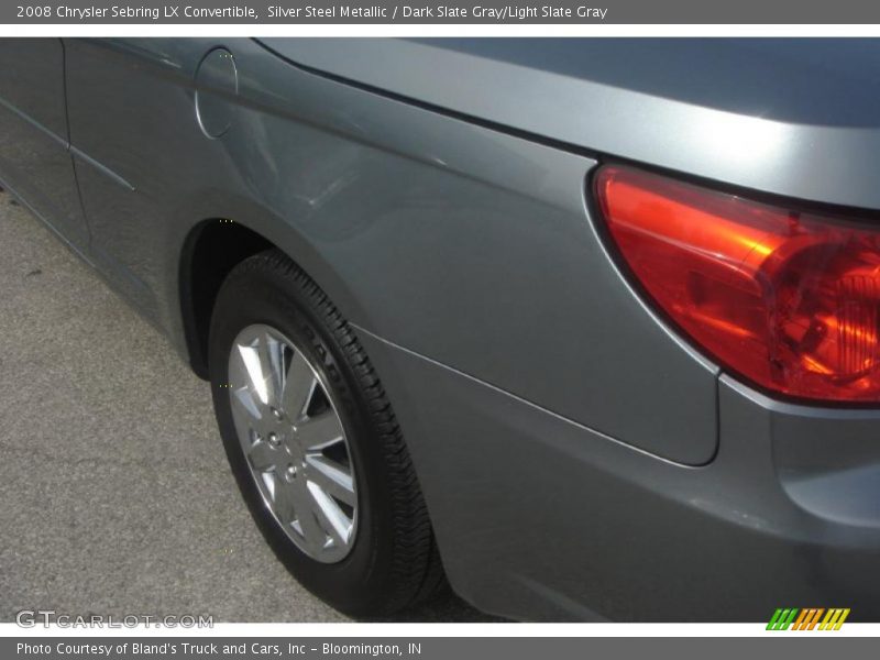 Silver Steel Metallic / Dark Slate Gray/Light Slate Gray 2008 Chrysler Sebring LX Convertible