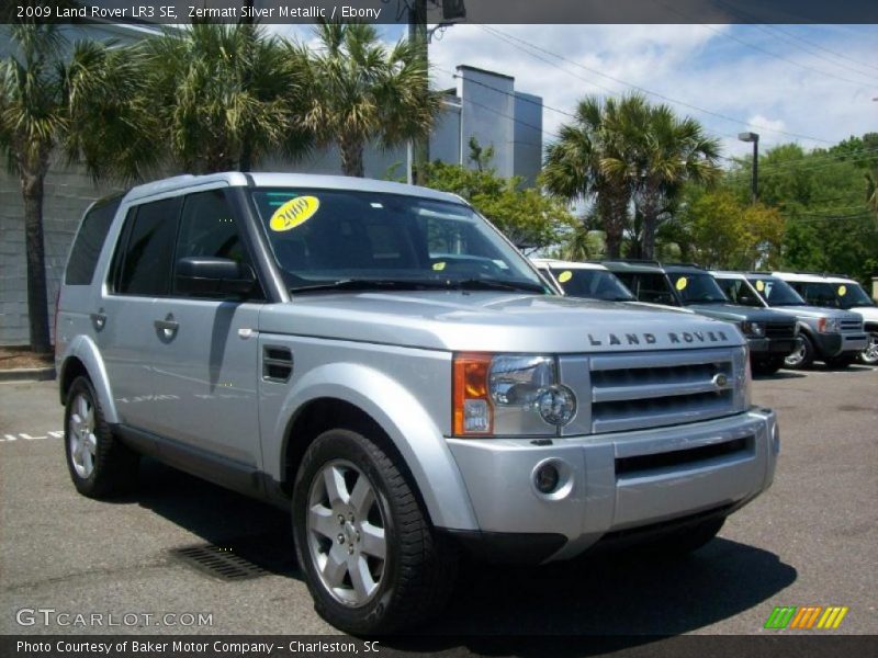 Zermatt Silver Metallic / Ebony 2009 Land Rover LR3 SE