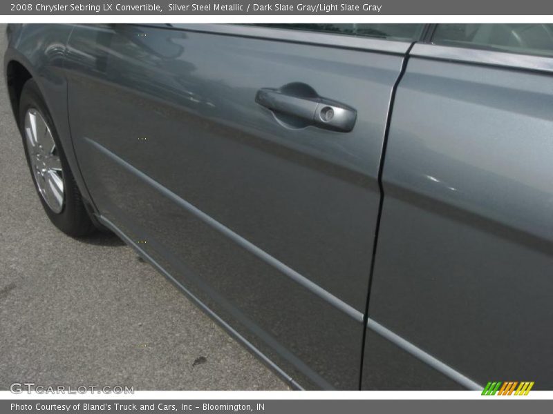 Silver Steel Metallic / Dark Slate Gray/Light Slate Gray 2008 Chrysler Sebring LX Convertible