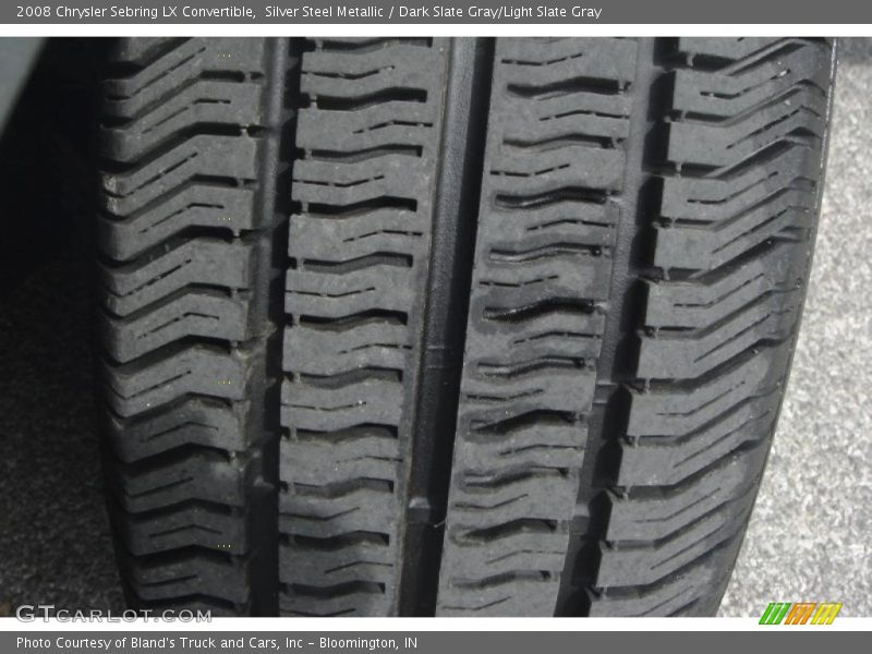 Silver Steel Metallic / Dark Slate Gray/Light Slate Gray 2008 Chrysler Sebring LX Convertible