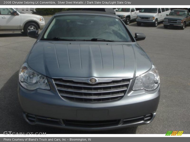 Silver Steel Metallic / Dark Slate Gray/Light Slate Gray 2008 Chrysler Sebring LX Convertible