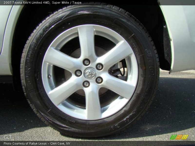 Super White / Taupe 2007 Toyota RAV4 Limited 4WD