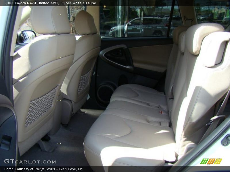 Super White / Taupe 2007 Toyota RAV4 Limited 4WD