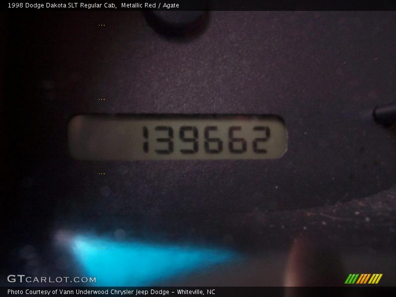 Metallic Red / Agate 1998 Dodge Dakota SLT Regular Cab