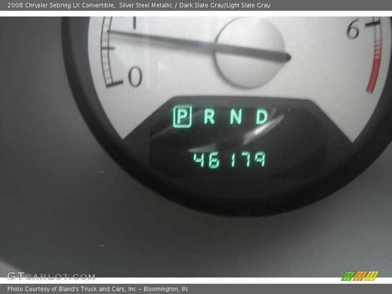 Silver Steel Metallic / Dark Slate Gray/Light Slate Gray 2008 Chrysler Sebring LX Convertible