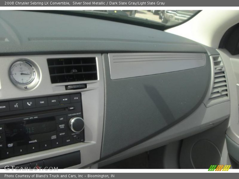 Silver Steel Metallic / Dark Slate Gray/Light Slate Gray 2008 Chrysler Sebring LX Convertible
