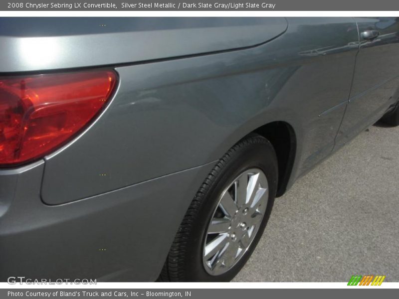 Silver Steel Metallic / Dark Slate Gray/Light Slate Gray 2008 Chrysler Sebring LX Convertible