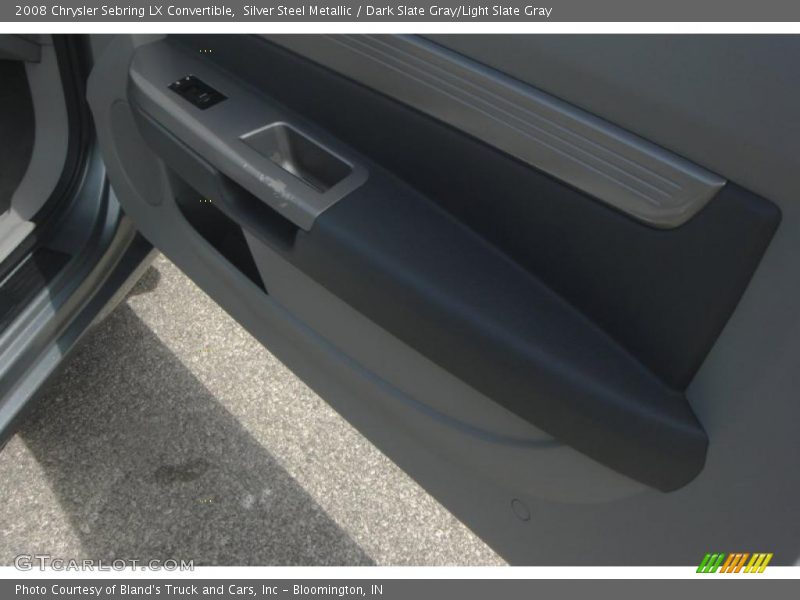 Silver Steel Metallic / Dark Slate Gray/Light Slate Gray 2008 Chrysler Sebring LX Convertible