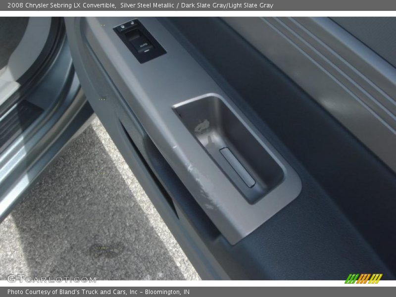 Silver Steel Metallic / Dark Slate Gray/Light Slate Gray 2008 Chrysler Sebring LX Convertible