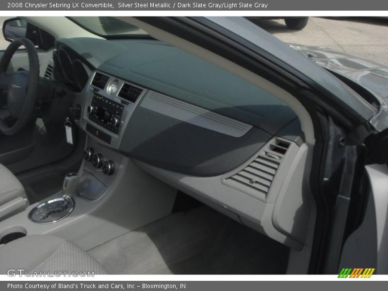 Silver Steel Metallic / Dark Slate Gray/Light Slate Gray 2008 Chrysler Sebring LX Convertible