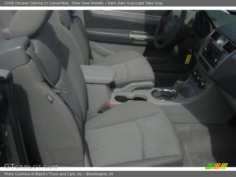 Silver Steel Metallic / Dark Slate Gray/Light Slate Gray 2008 Chrysler Sebring LX Convertible