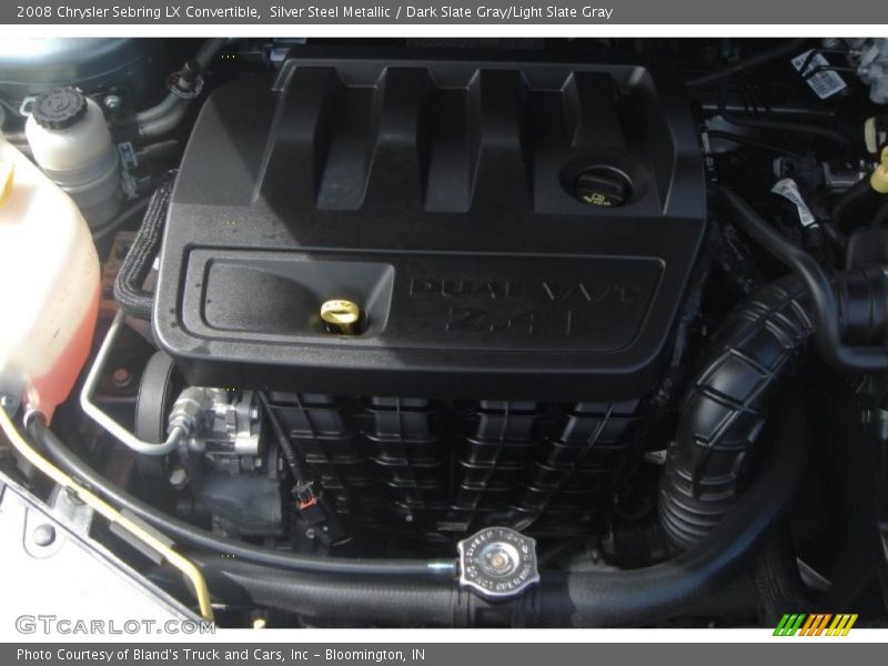 Silver Steel Metallic / Dark Slate Gray/Light Slate Gray 2008 Chrysler Sebring LX Convertible