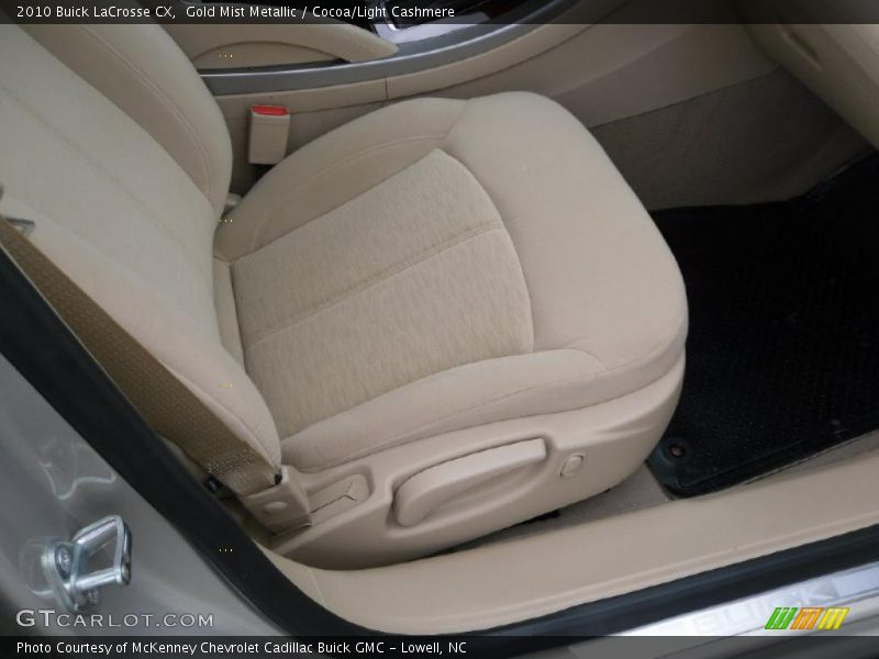 Gold Mist Metallic / Cocoa/Light Cashmere 2010 Buick LaCrosse CX