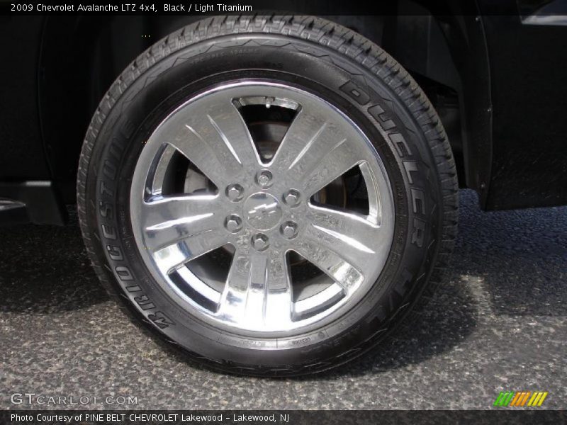 Black / Light Titanium 2009 Chevrolet Avalanche LTZ 4x4