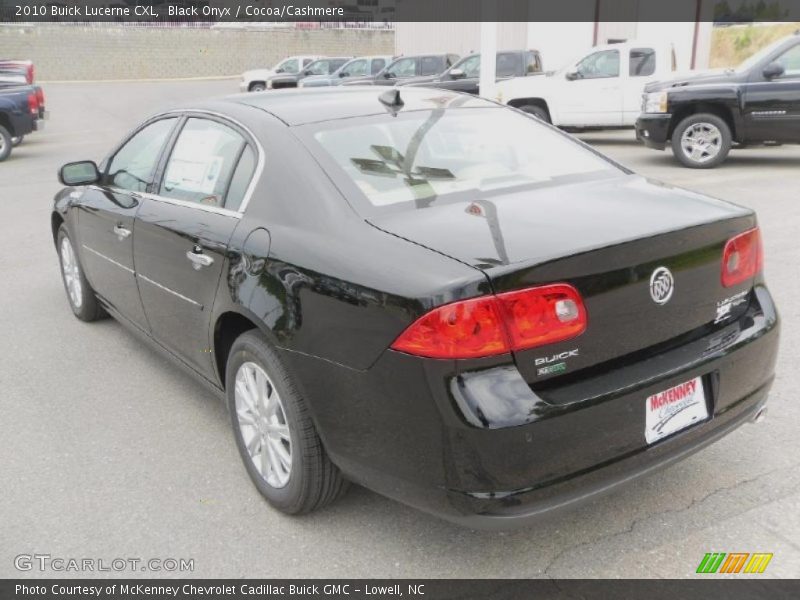 Black Onyx / Cocoa/Cashmere 2010 Buick Lucerne CXL