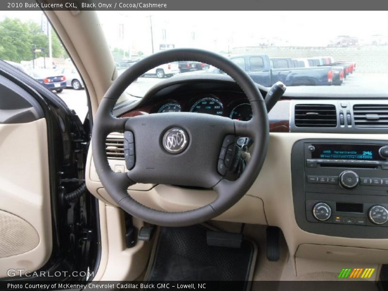 Black Onyx / Cocoa/Cashmere 2010 Buick Lucerne CXL