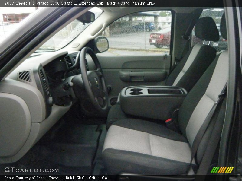 Black / Dark Titanium Gray 2007 Chevrolet Silverado 1500 Classic LS Extended Cab