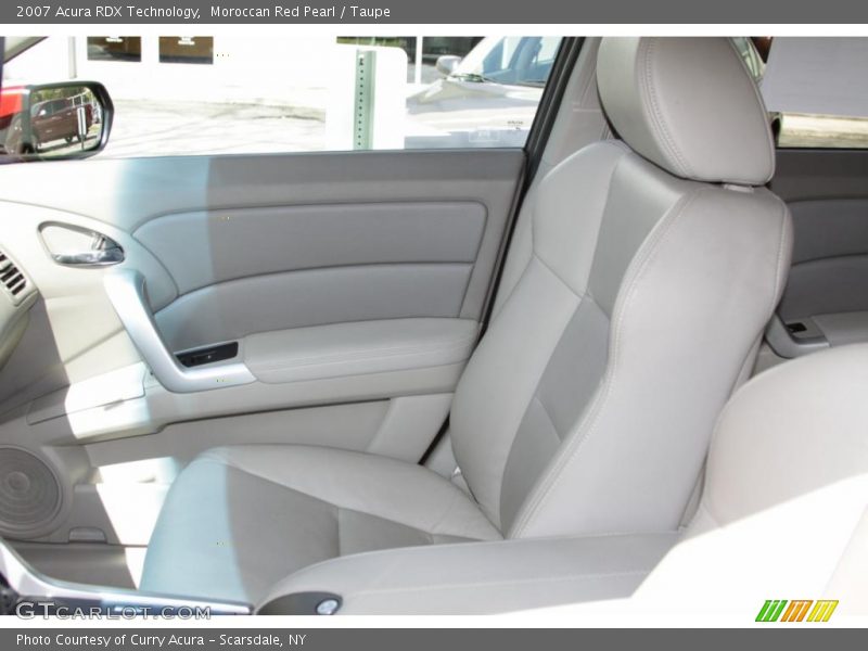 Moroccan Red Pearl / Taupe 2007 Acura RDX Technology