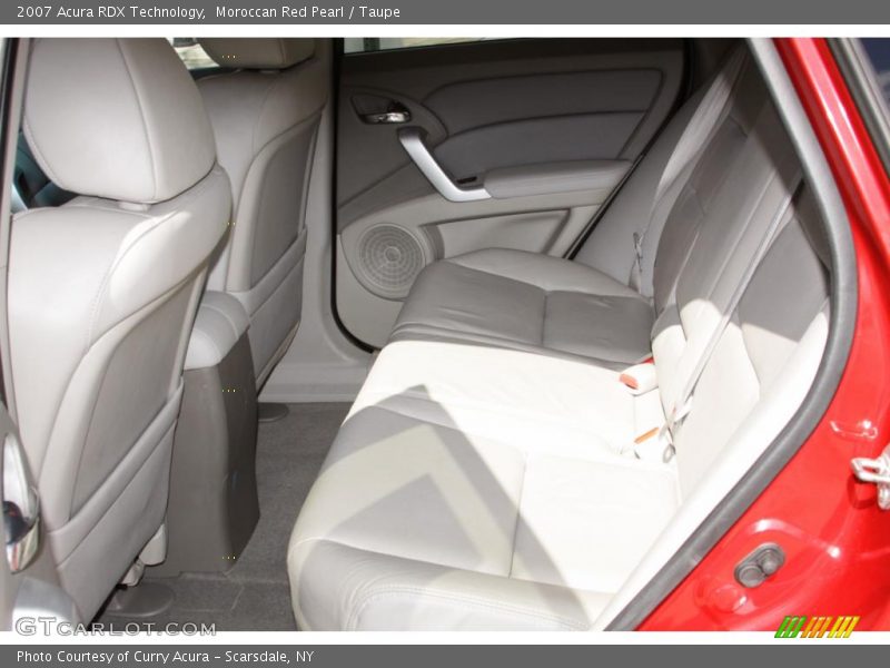 Moroccan Red Pearl / Taupe 2007 Acura RDX Technology