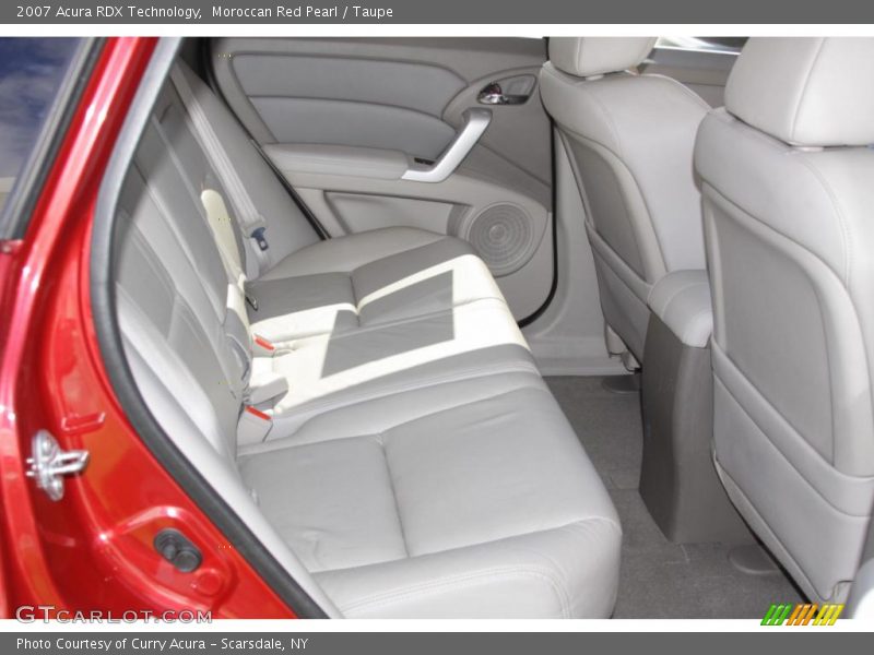 Moroccan Red Pearl / Taupe 2007 Acura RDX Technology