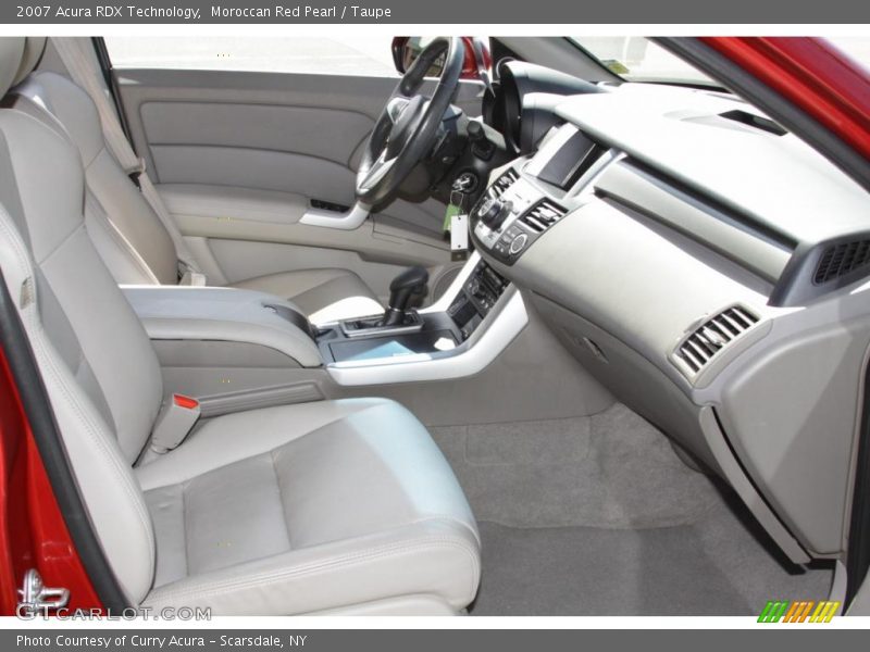 Moroccan Red Pearl / Taupe 2007 Acura RDX Technology