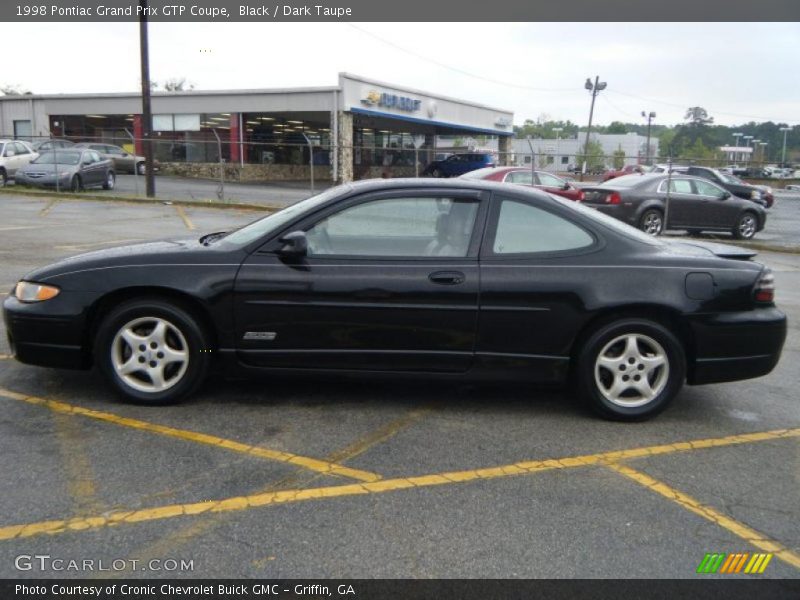 Black / Dark Taupe 1998 Pontiac Grand Prix GTP Coupe