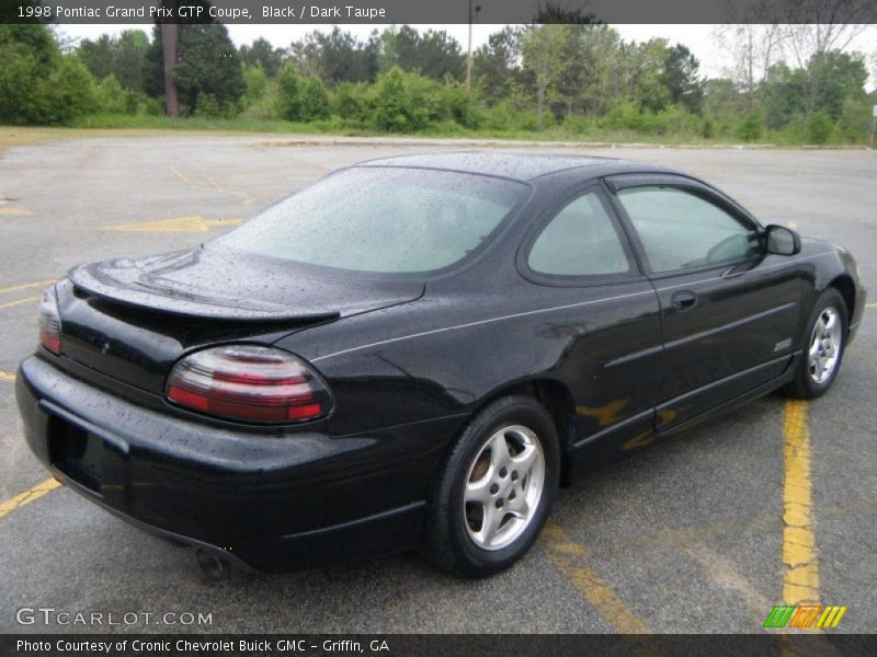 Black / Dark Taupe 1998 Pontiac Grand Prix GTP Coupe