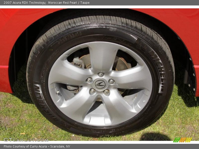 Moroccan Red Pearl / Taupe 2007 Acura RDX Technology