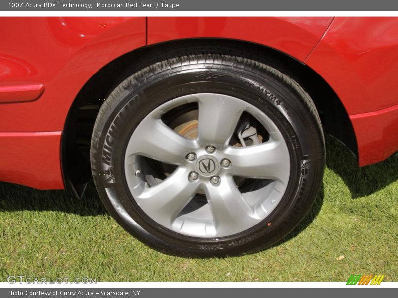 Moroccan Red Pearl / Taupe 2007 Acura RDX Technology