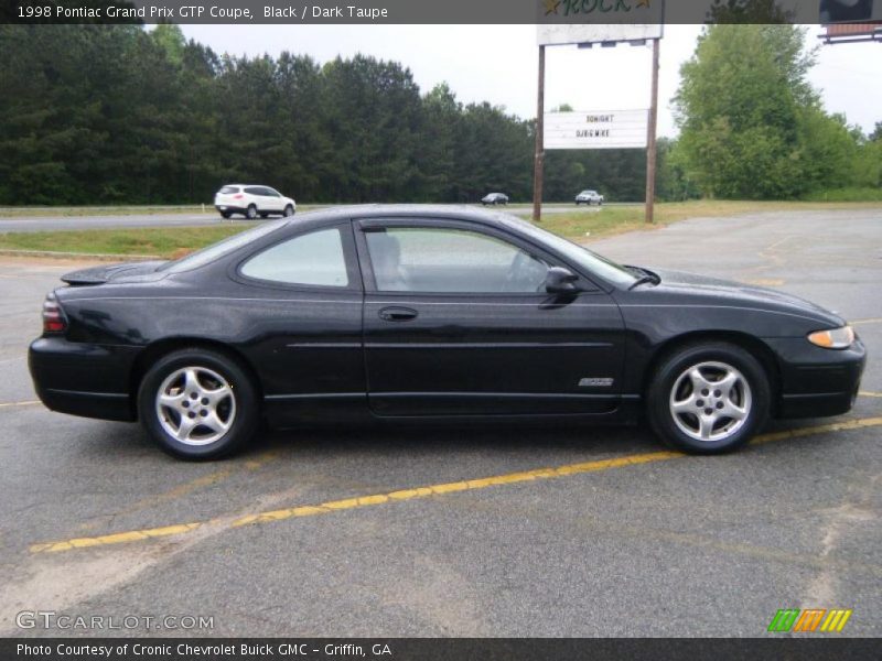 Black / Dark Taupe 1998 Pontiac Grand Prix GTP Coupe