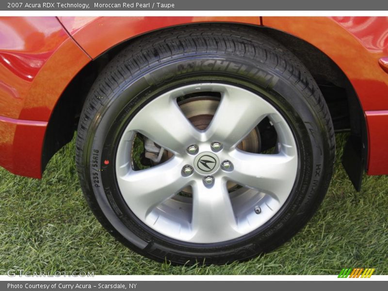 Moroccan Red Pearl / Taupe 2007 Acura RDX Technology