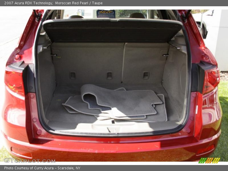 Moroccan Red Pearl / Taupe 2007 Acura RDX Technology